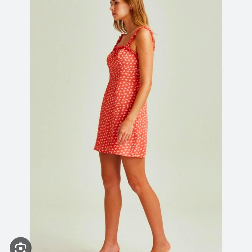 The Fifth Label Coral Floral Dress